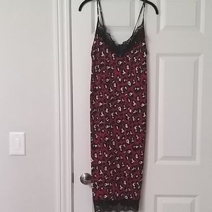 New Zara leopard print slip (M)